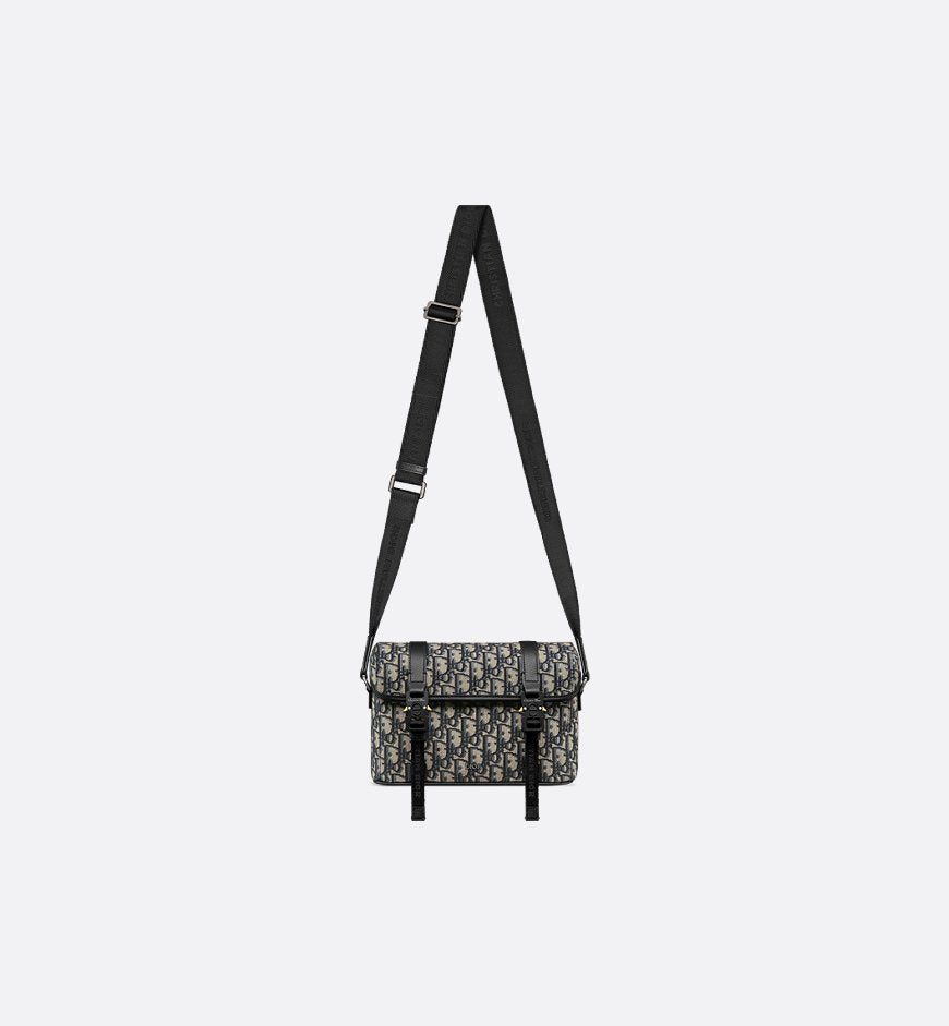 Sac Messenger Ă rabat Dior Hit The Road Noir et Beige