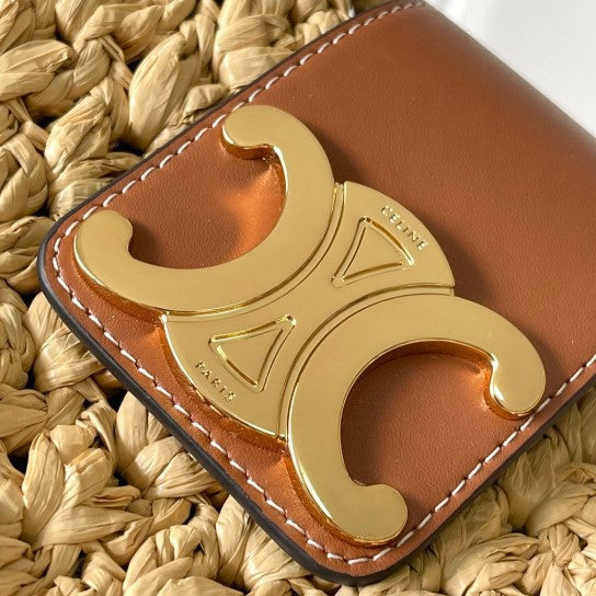 Celine - Classic Panier Cabas Triangle Raffia Calfskin