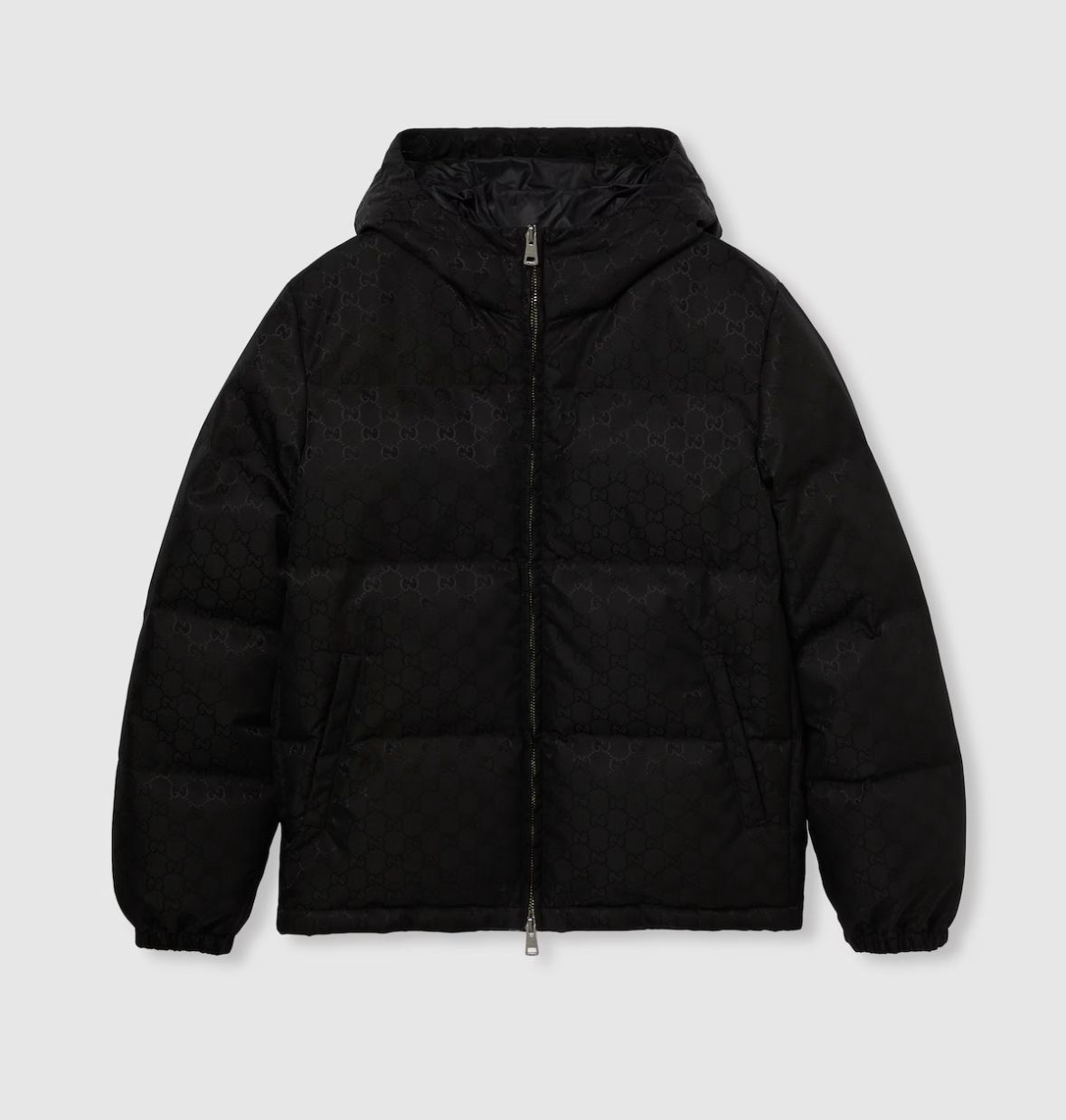 Doudoune en toile de nylon GG