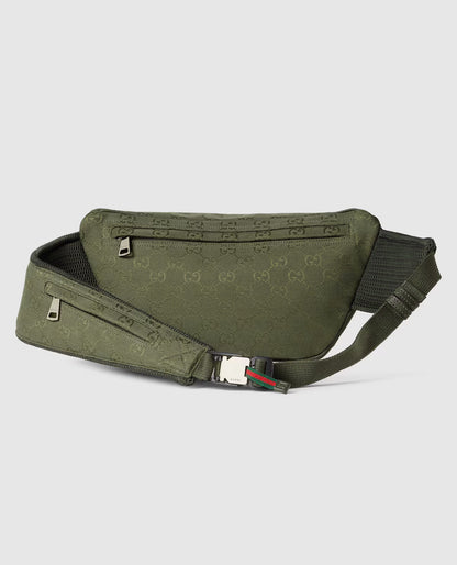 Sac ceinture en toile GG grand format