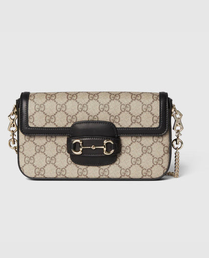 Sac à épaule Gucci Horsebit 1955 Soft petit format