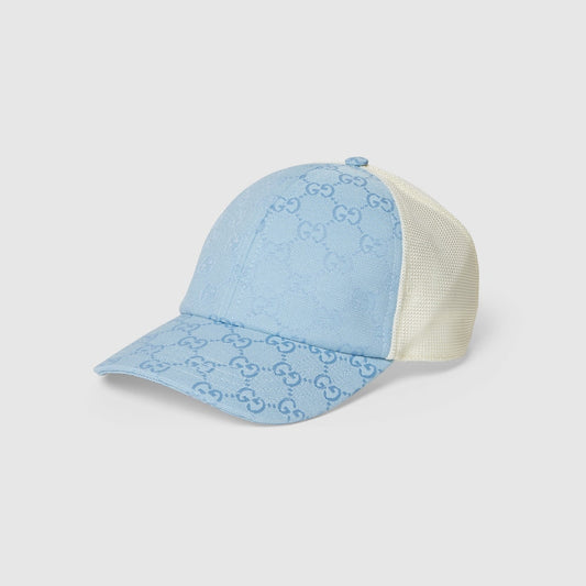 CASQUETTE EN TOILE ORIGINAL GG BLEU BLANC