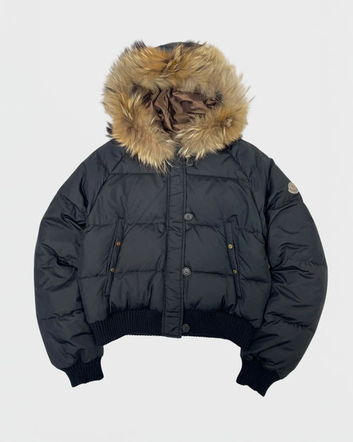 Moncler doudoune capuche à fourrure