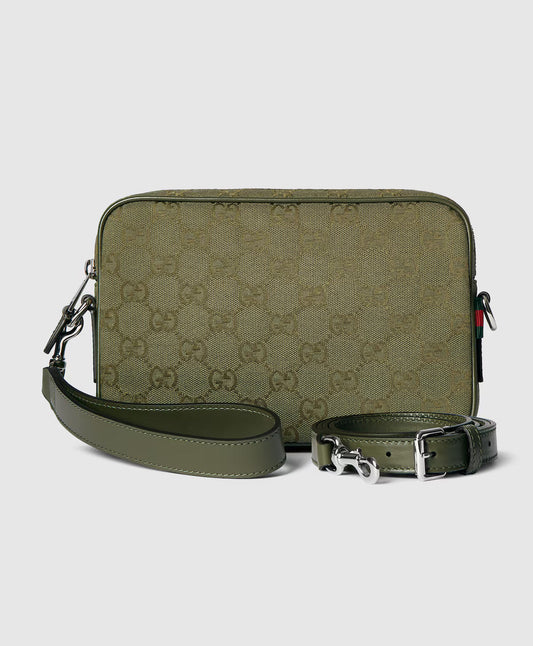 Sac à bandoulière en toile GG petit format