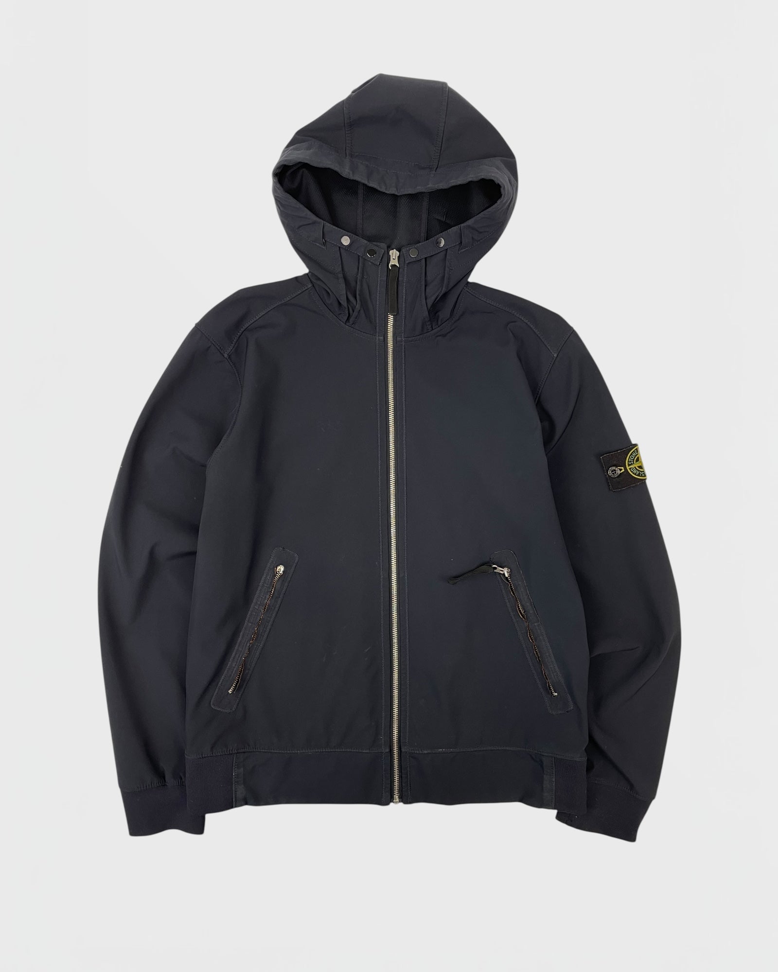 .Stone Island veste à capuche softshell