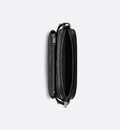 Triple Pouch Saddle Cuir