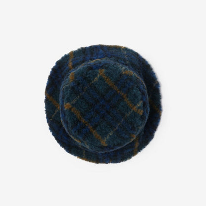 Bob en molleton Check Argil midnight