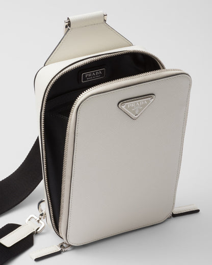 Sac Prada Brique en cuir Saffiano