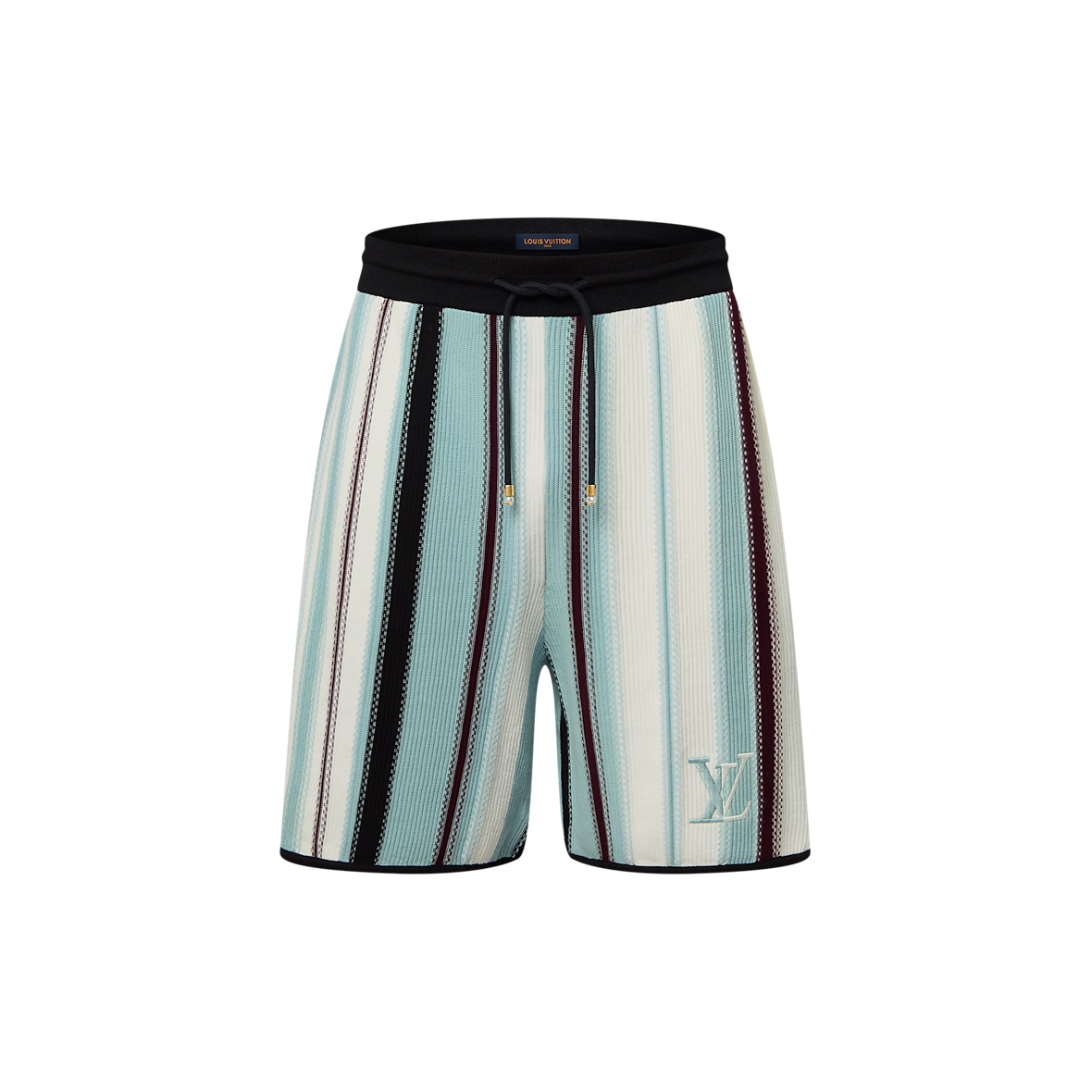 .Short rayé en crochet