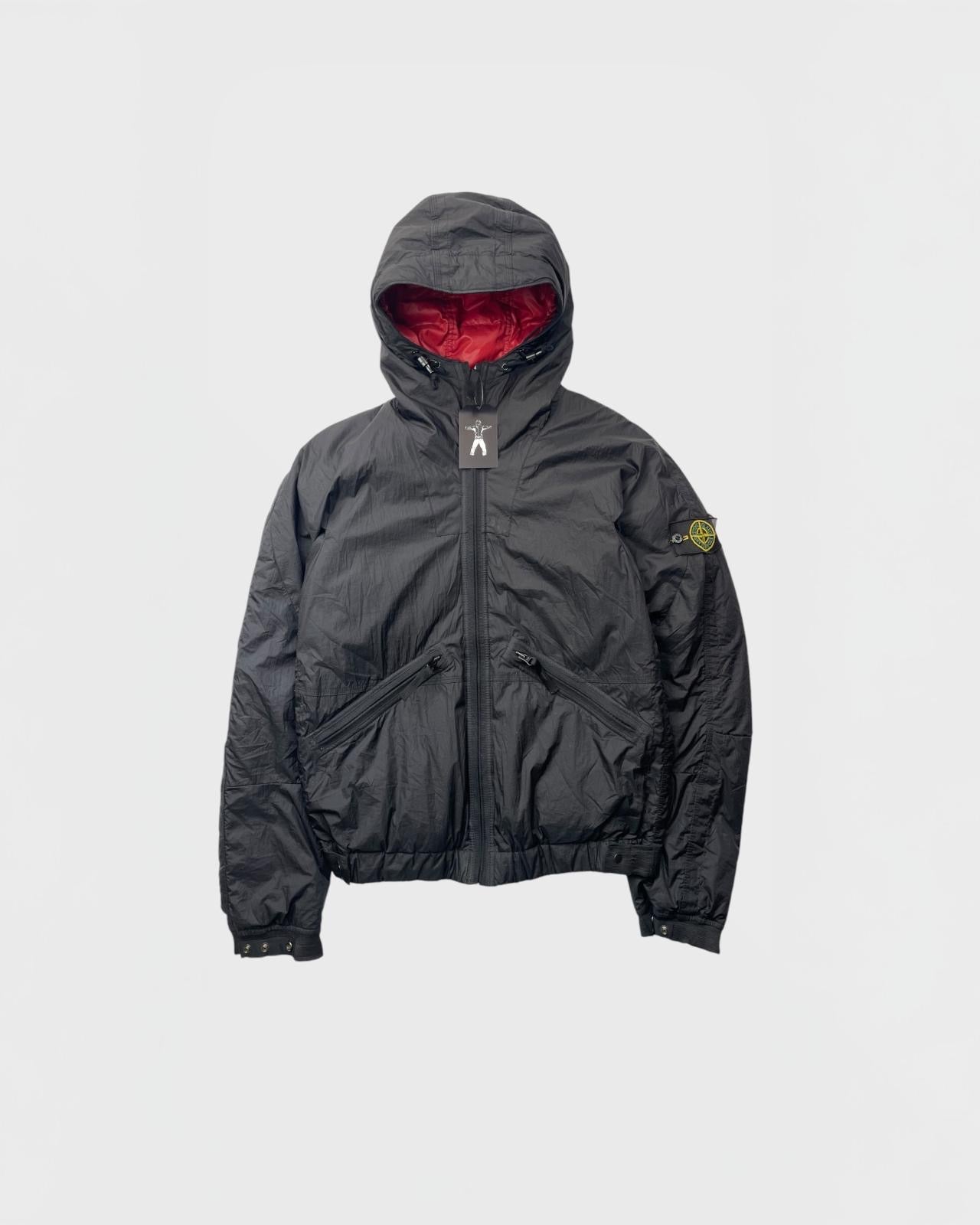 .Stone island mesh badge goose down jacket / doudoune