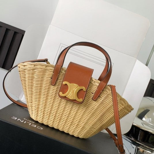 C­eli­ne - Classic Panier Teen Couffin Wicker Natural