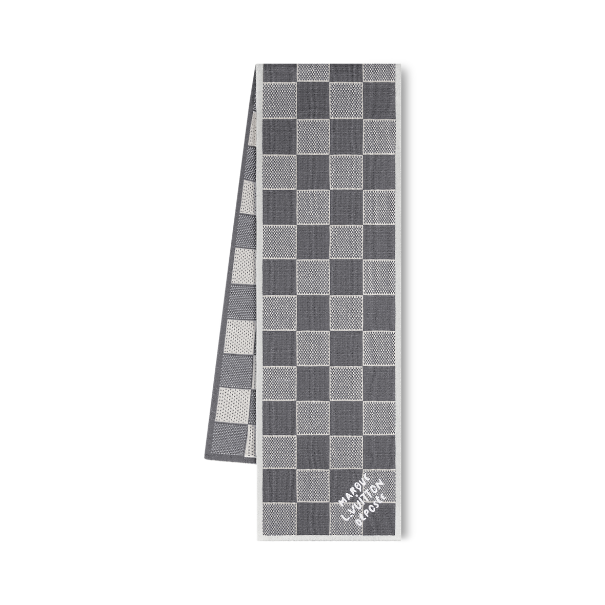 Bonnet et Écharpe Damier Heritage Gris