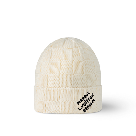 Bonnet et Écharpe Écharpe Damier Snug Crème