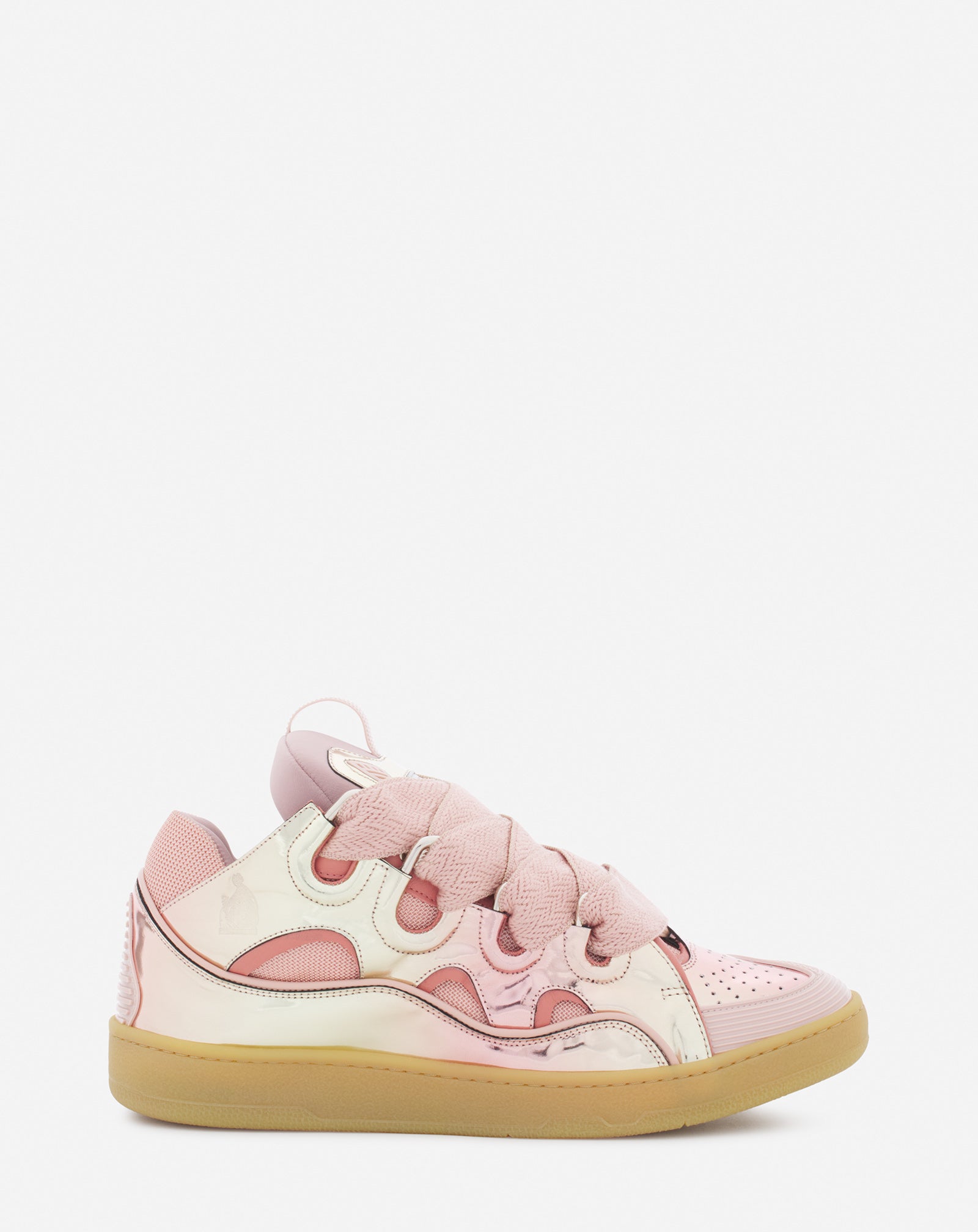 .Lanvin Curb in Metallic Pink