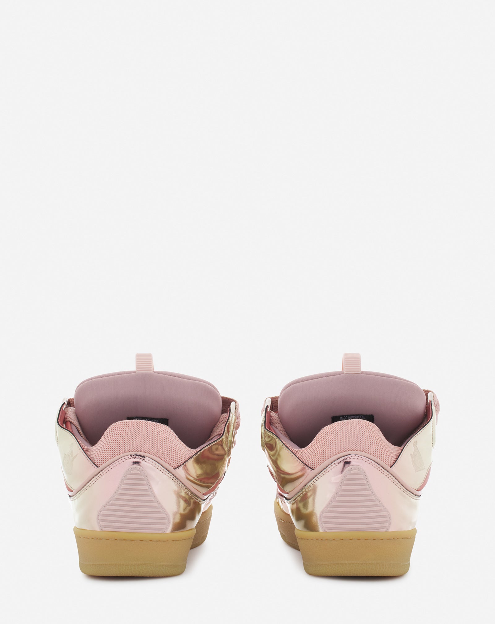 .Lanvin Curb in Metallic Pink