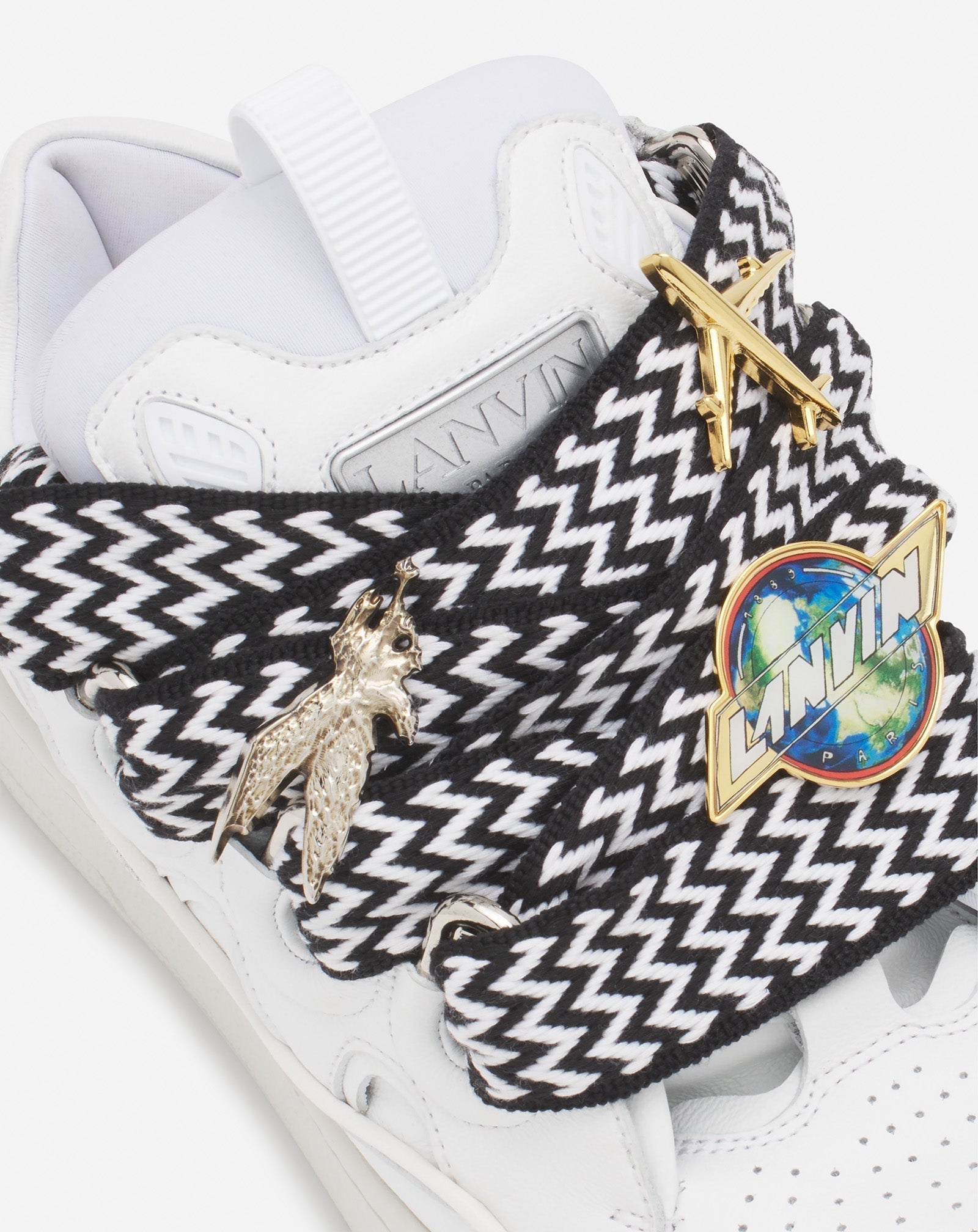 .LANVIN x FUTURE CURB 3.0 WHITE/BLACK