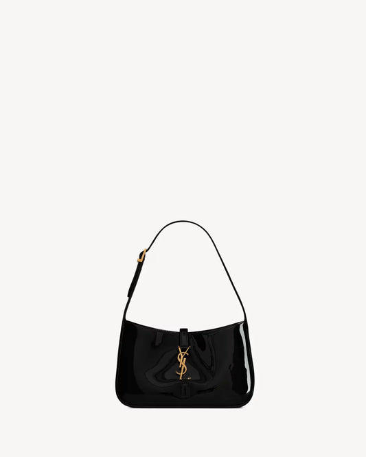 YSL - le 5 à 7 en cuir verni noir