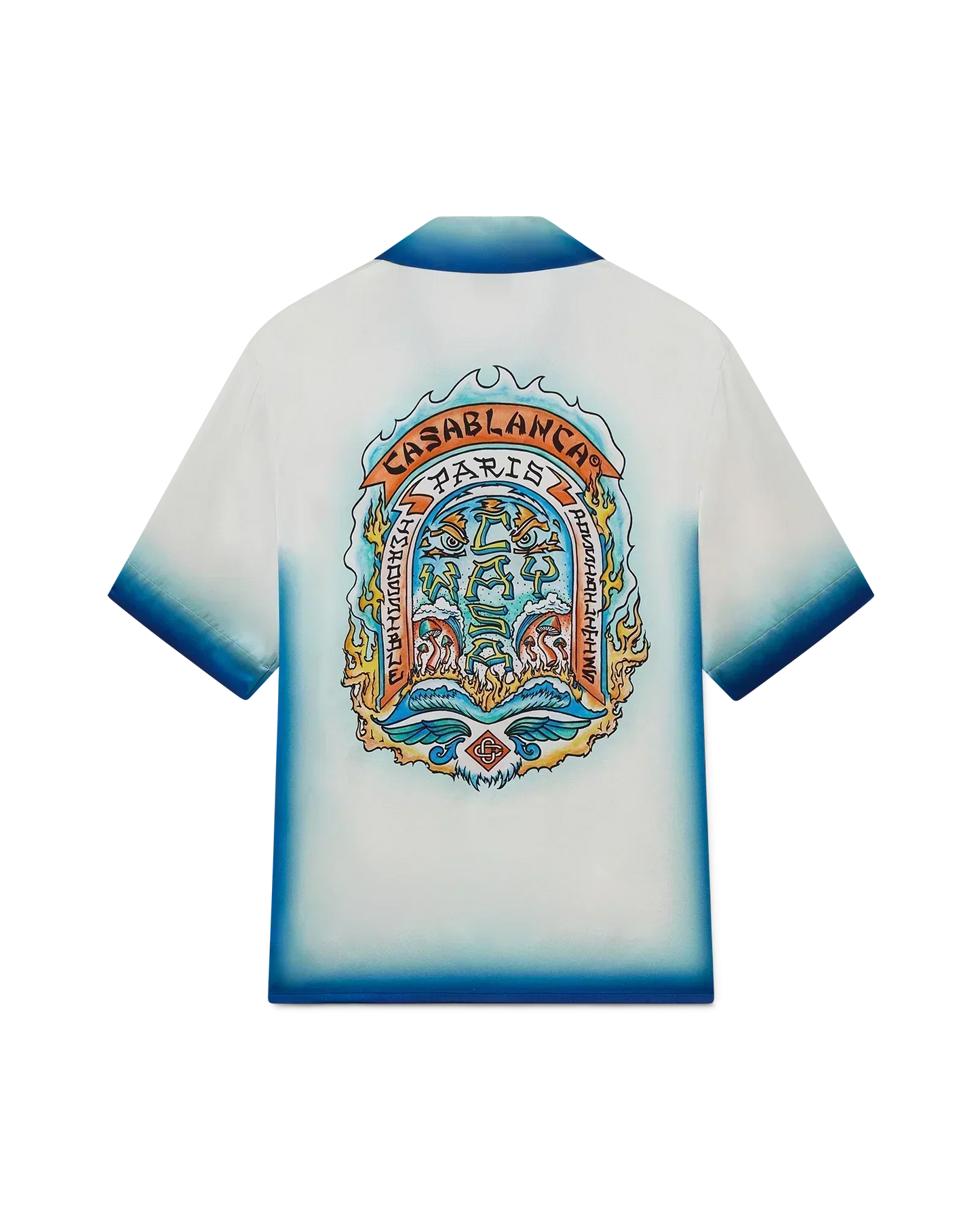 Casa Way Skate Short Sleeve Silk Shirt