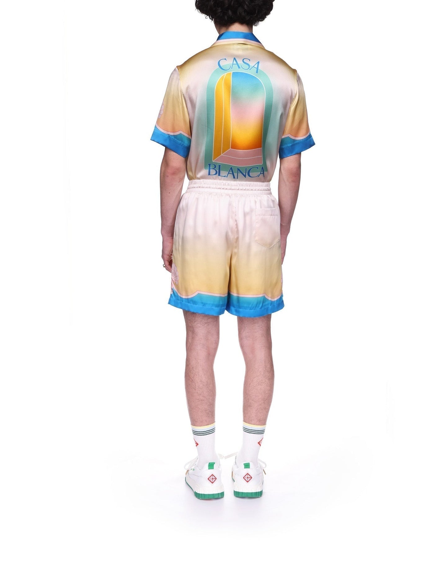 L'Arc Coloré Silk Shorts