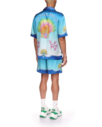 Coquillage Coloré Silk Shirt