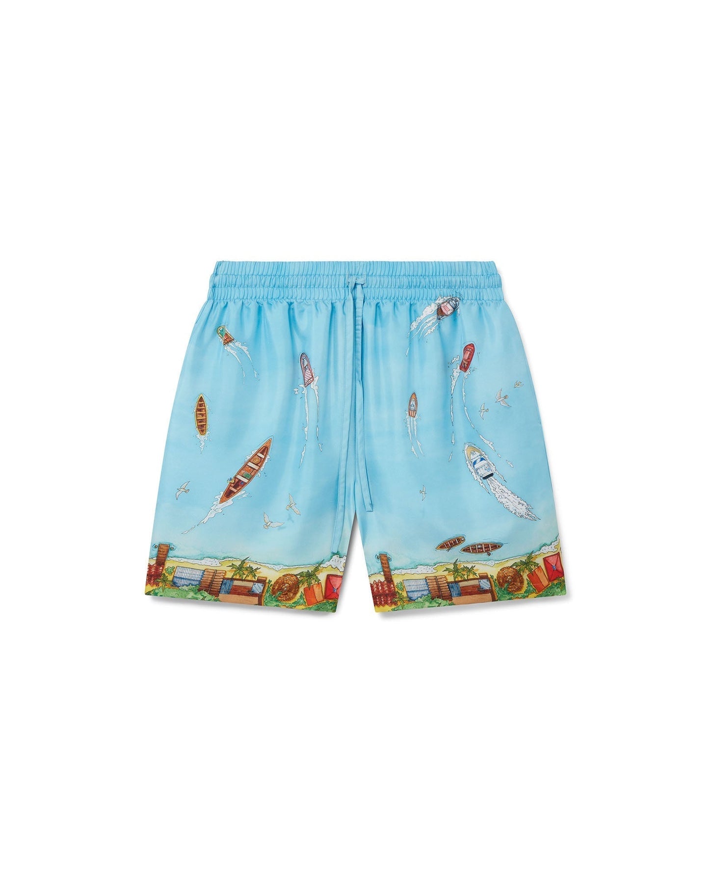 Maison Sur Piloti Silk Shorts