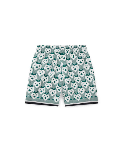 Heart Monogram Swim Trunks