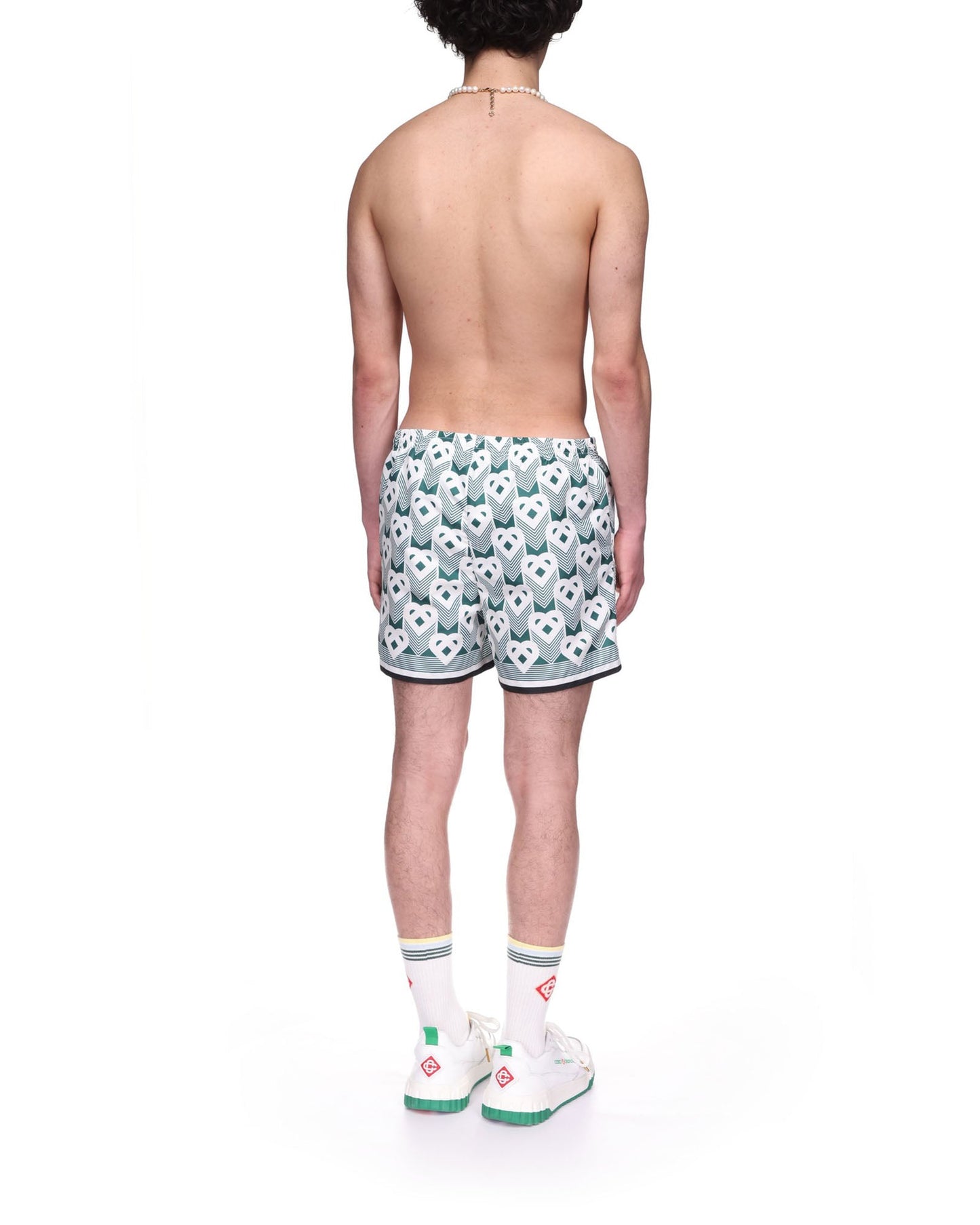 Heart Monogram Swim Trunks