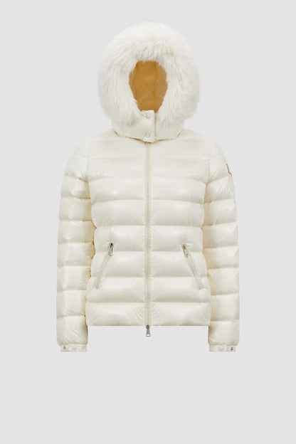Doudoune courte à capuche Moncler Badyf Blanc