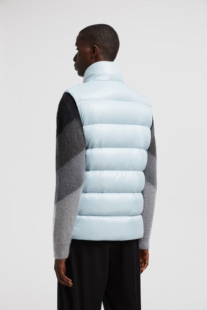 Doudoune sans manche Tibb Moncler Bleu Pastel