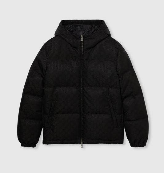 Doudoune en toile de nylon GG