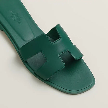 Hermes - Claquettes Vert viride